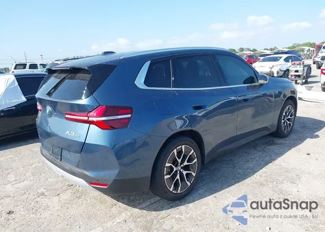 2025 BMW X3 30 xDrive from USA, damaged, VIN 5UX53GP09S9Y86411